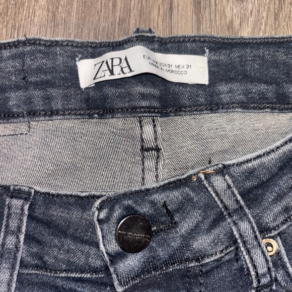Zara Mens Dark Wash Denim Jeans - Picture 5 of 6